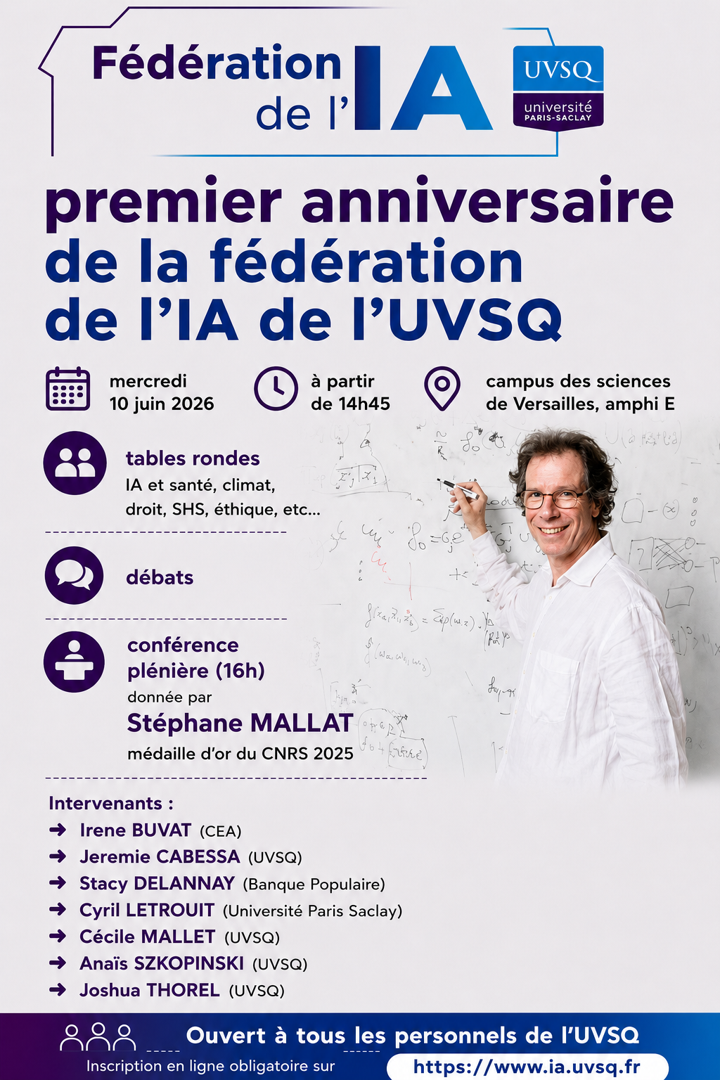 Affiche Anniversaire Fédération de l'IA