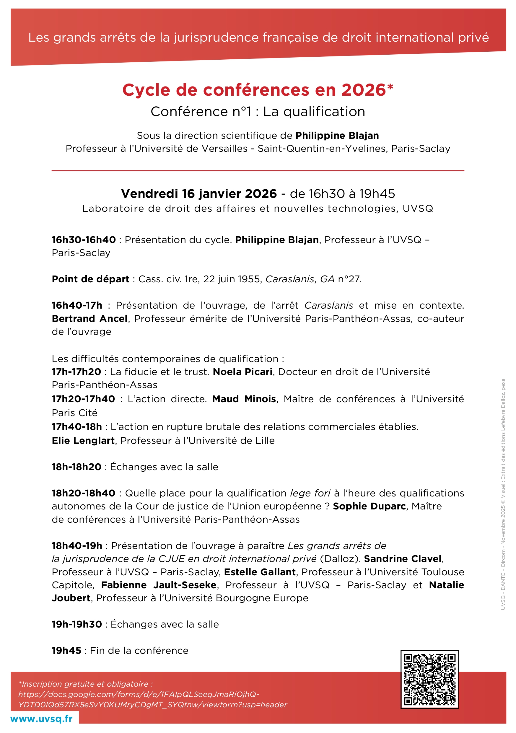 Programme conférence 1